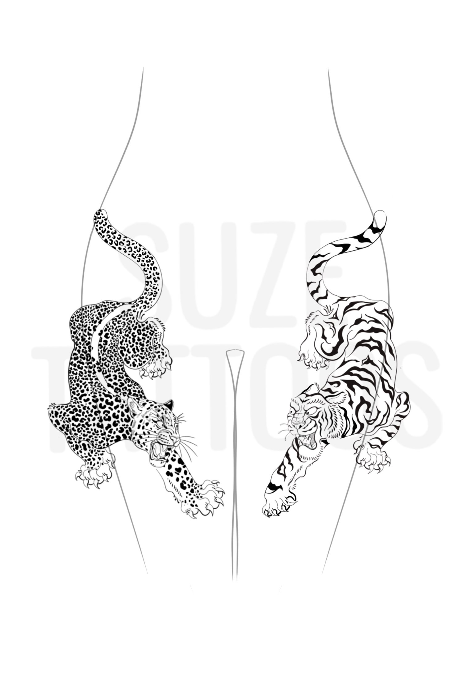 Flash design by Suze Tattoos