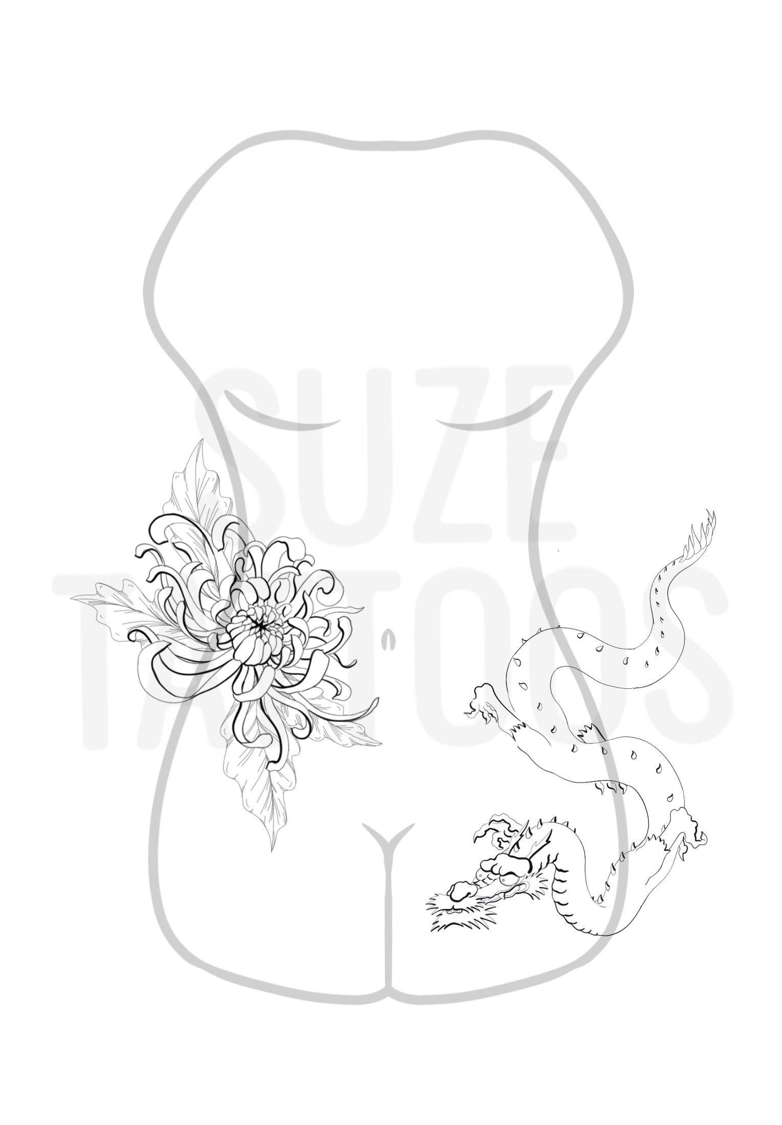 Flash design by Suze Tattoos