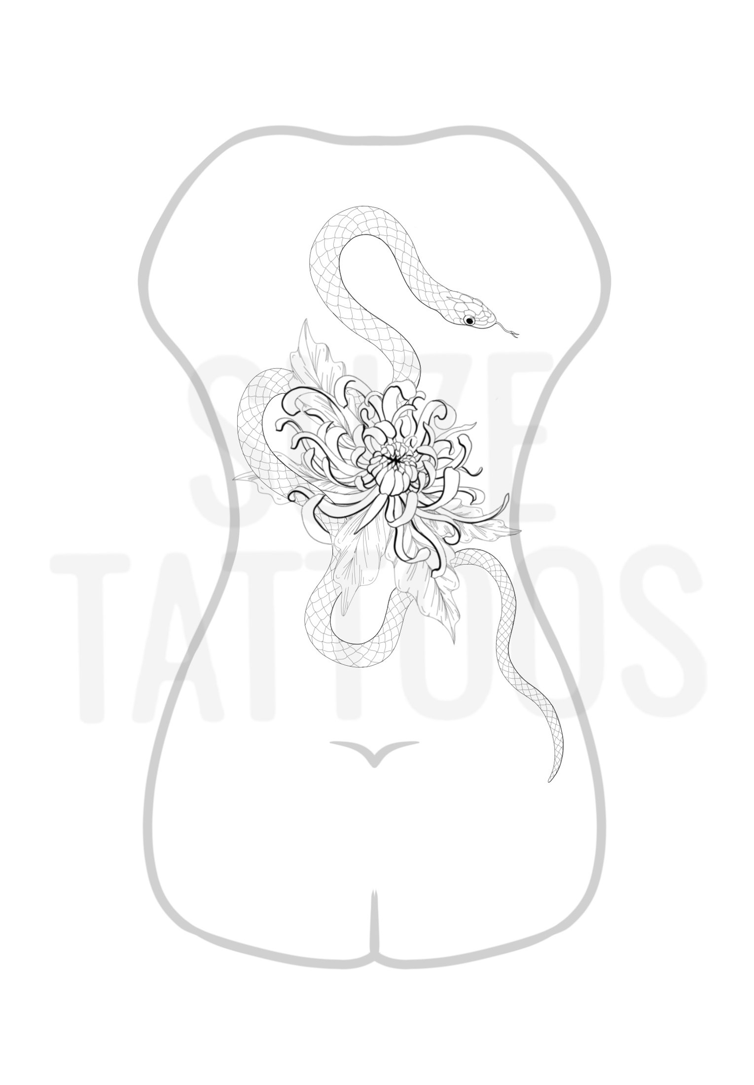 Flash design by Suze Tattoos