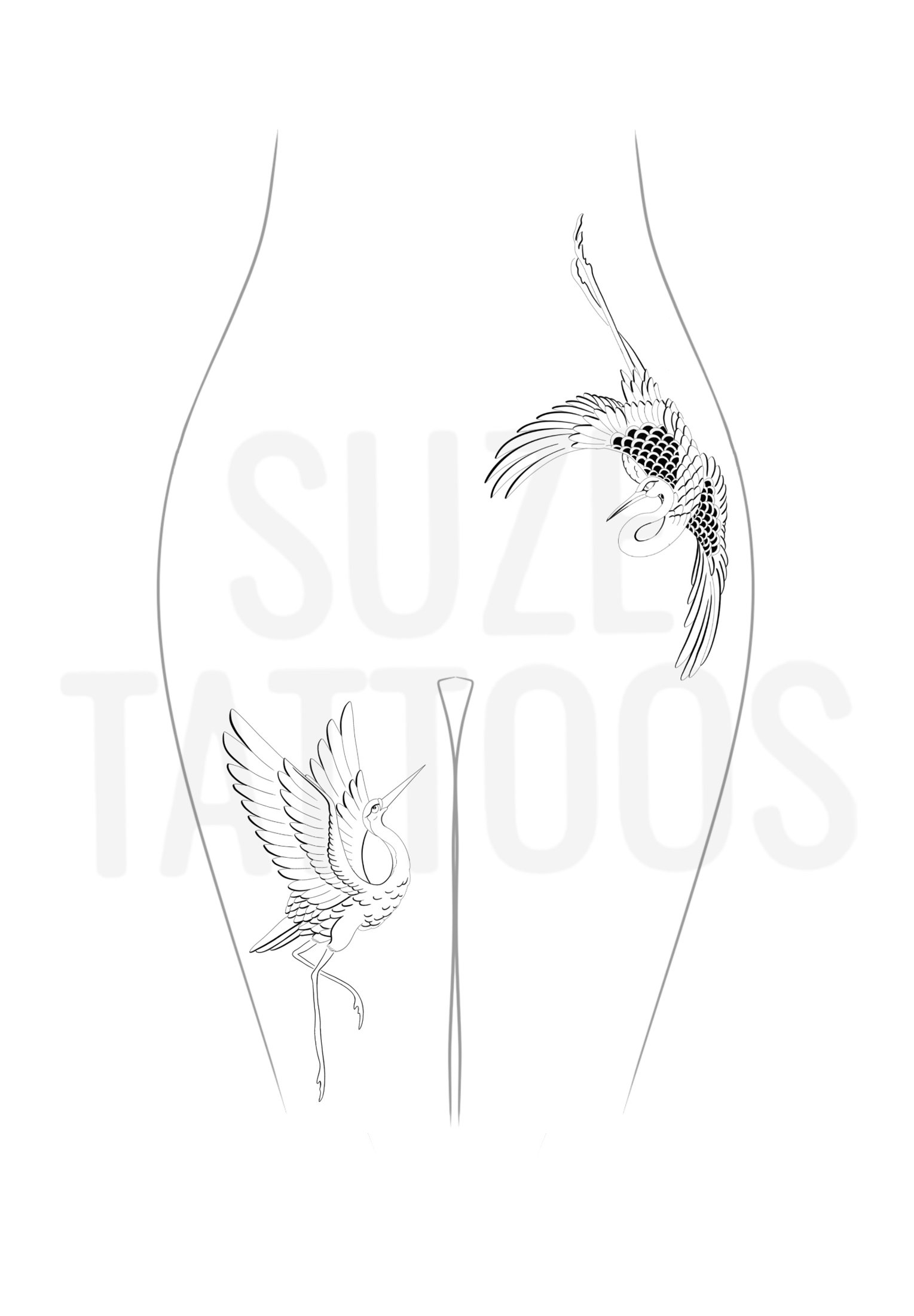 Flash design by Suze Tattoos