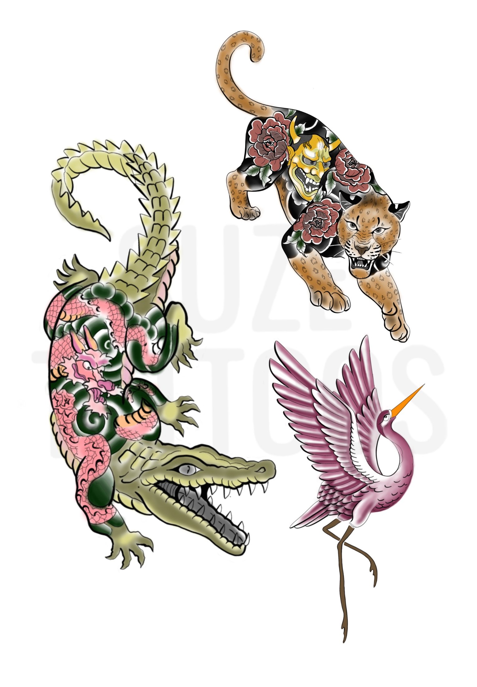 Flash design by Suze Tattoos