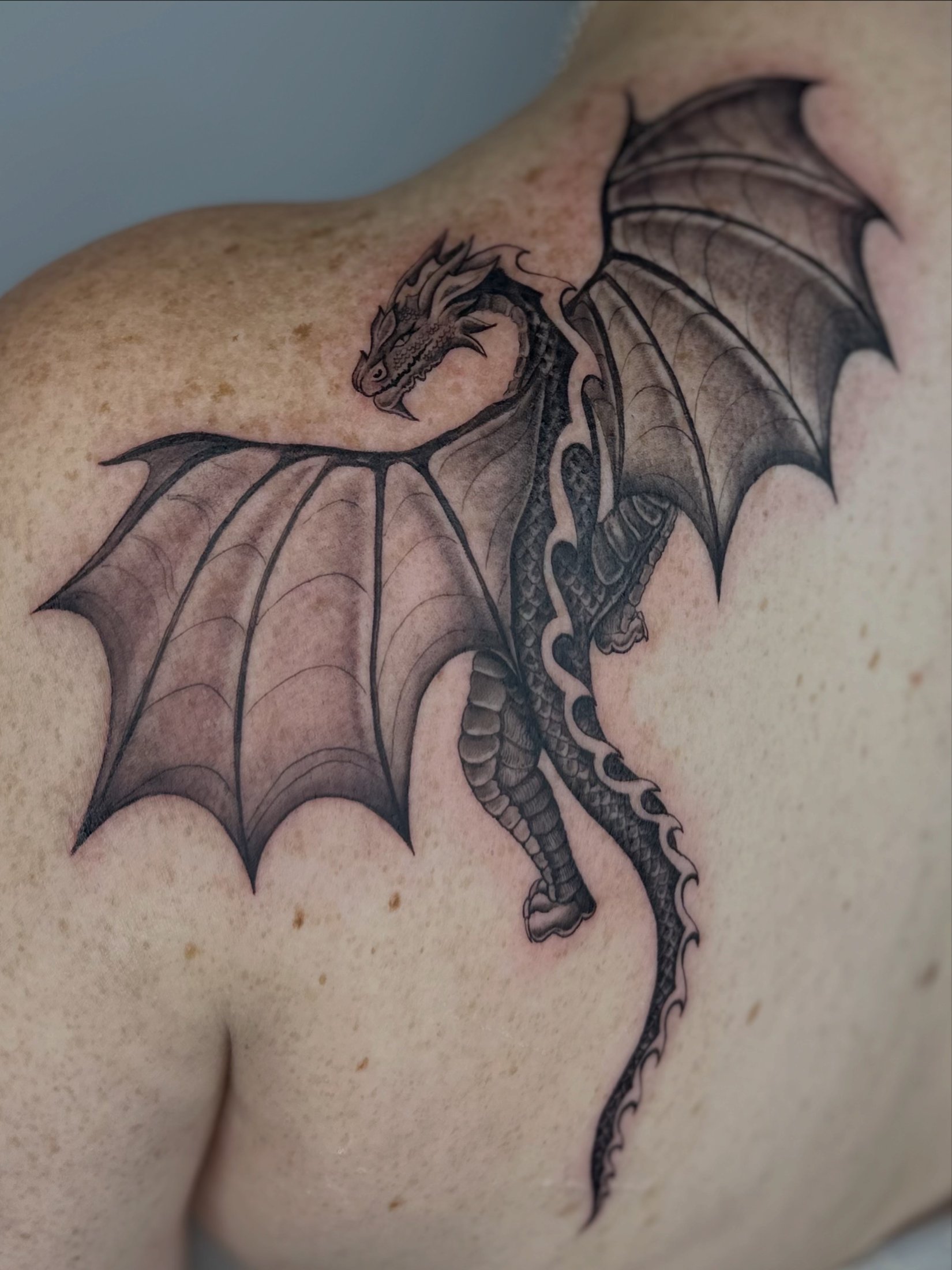 Japanese illustrative tattoo by Suze Tattoos — piece 2