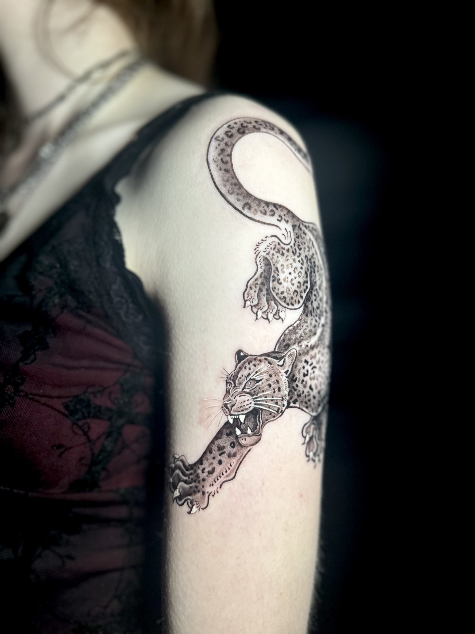 Japanese illustrative tattoo by Suze Tattoos — piece 7
