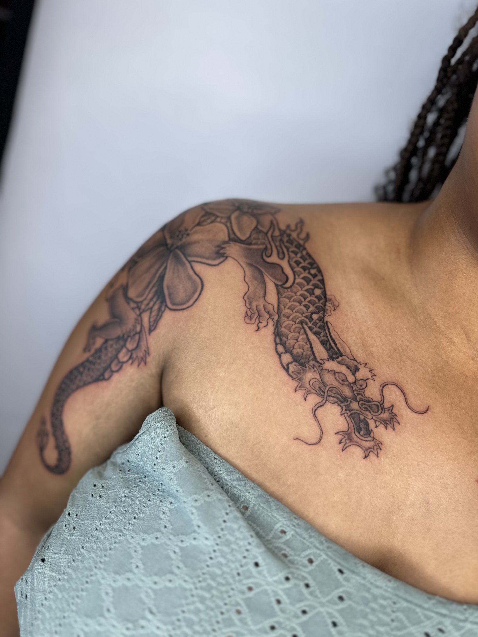 Japanese illustrative tattoo by Suze Tattoos — piece 23